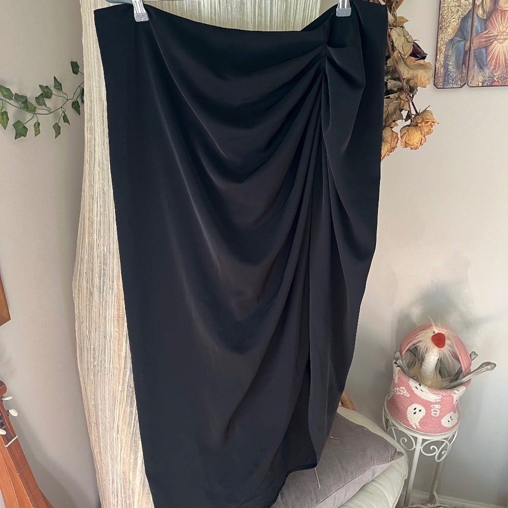 Shein Midi Bustle Skirt